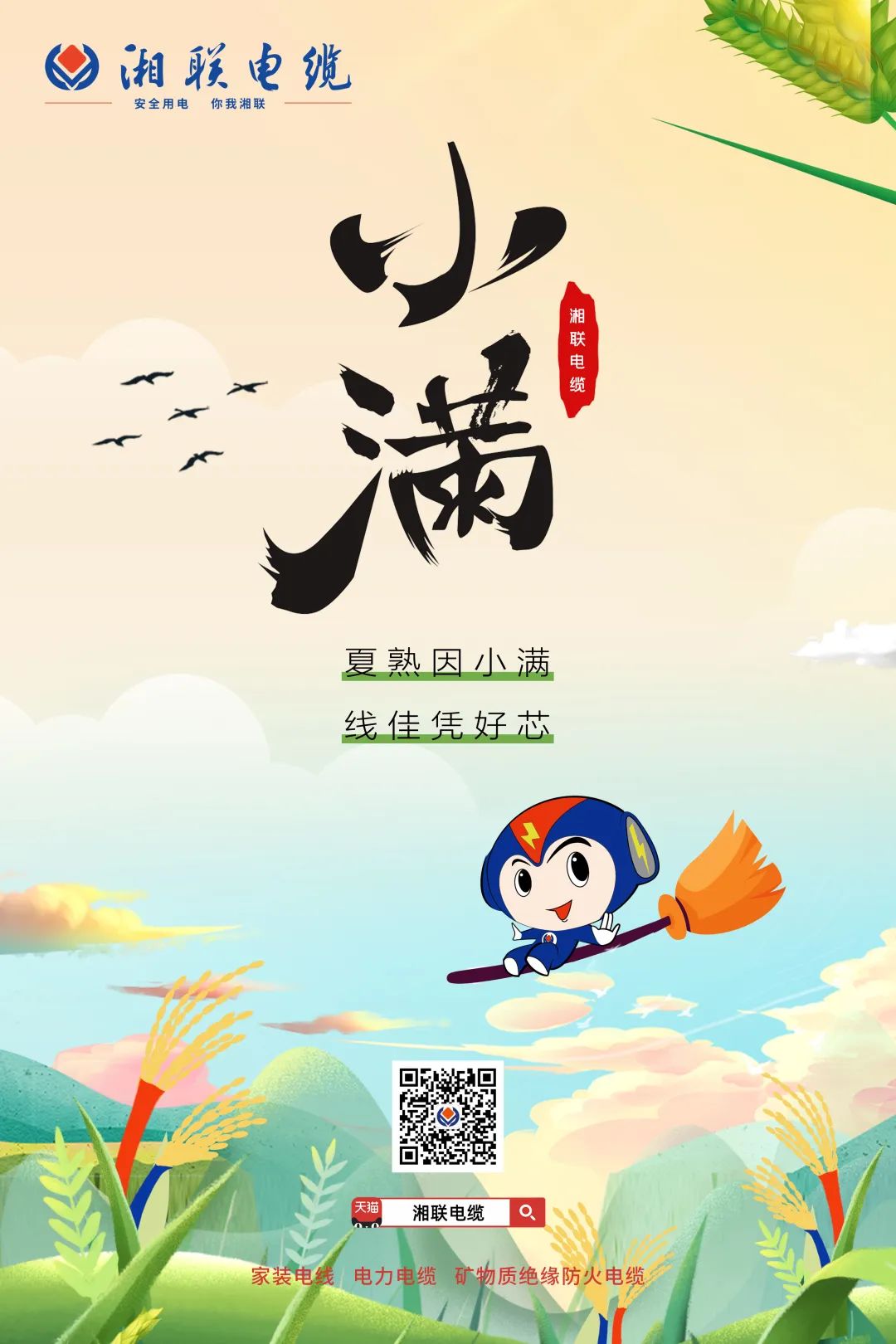 小滿(mǎn)節(jié)氣今日至，用電安全需重視！#安全用電你我湘聯(lián)